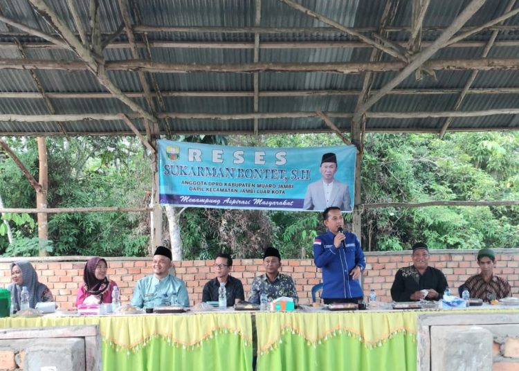 Reses Anggota DPRD Muaro Jambi Sukarman Bontet, SH